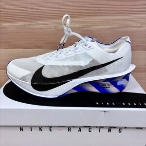 Nike ZoomX Vaporfly Next% 4 CM White Racer Blue II7203-100 Size 10.5  Running